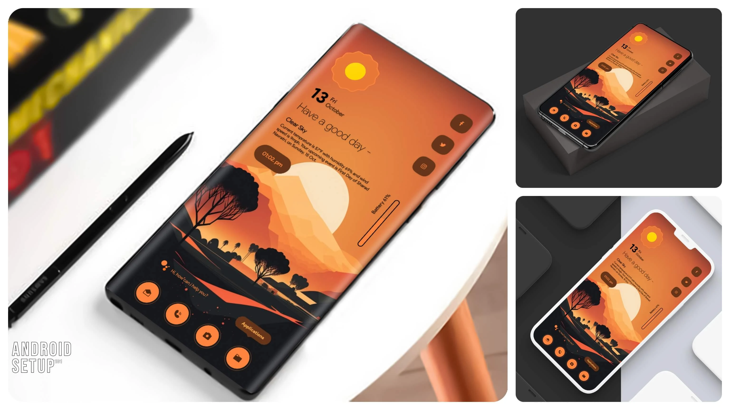 Android Home Screen Setup.