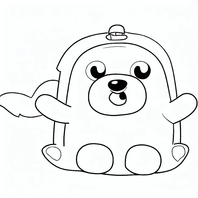 Duggee Colouring pages