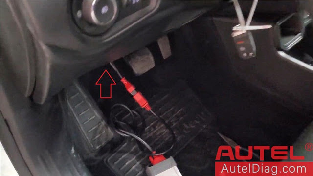 How to use Autel Chrysler 12+8 Adapter 13
