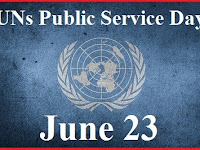 United Nations Public Service Day - 23 June.