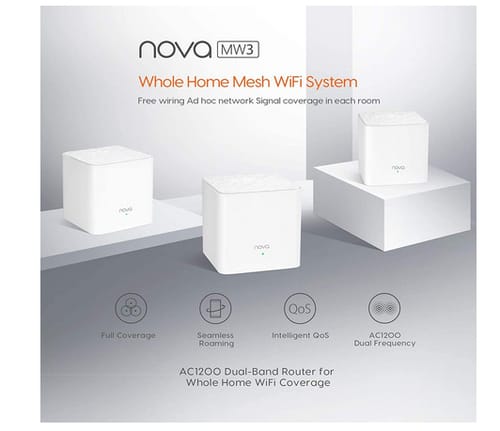 Tenda MW3 3PK Whole Home Mesh WiFi System