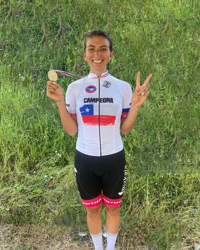 Catalina Soto, campeona de Chile en ruta