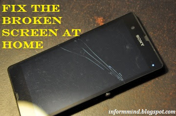fix broken screen sony