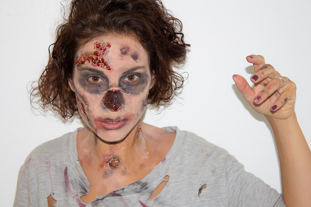 Mon premier maquillage façon Zombie