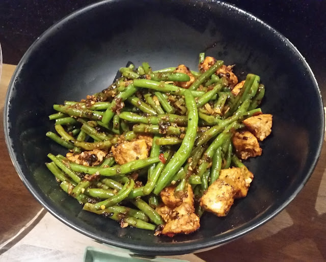 Cut Beans and Tofu