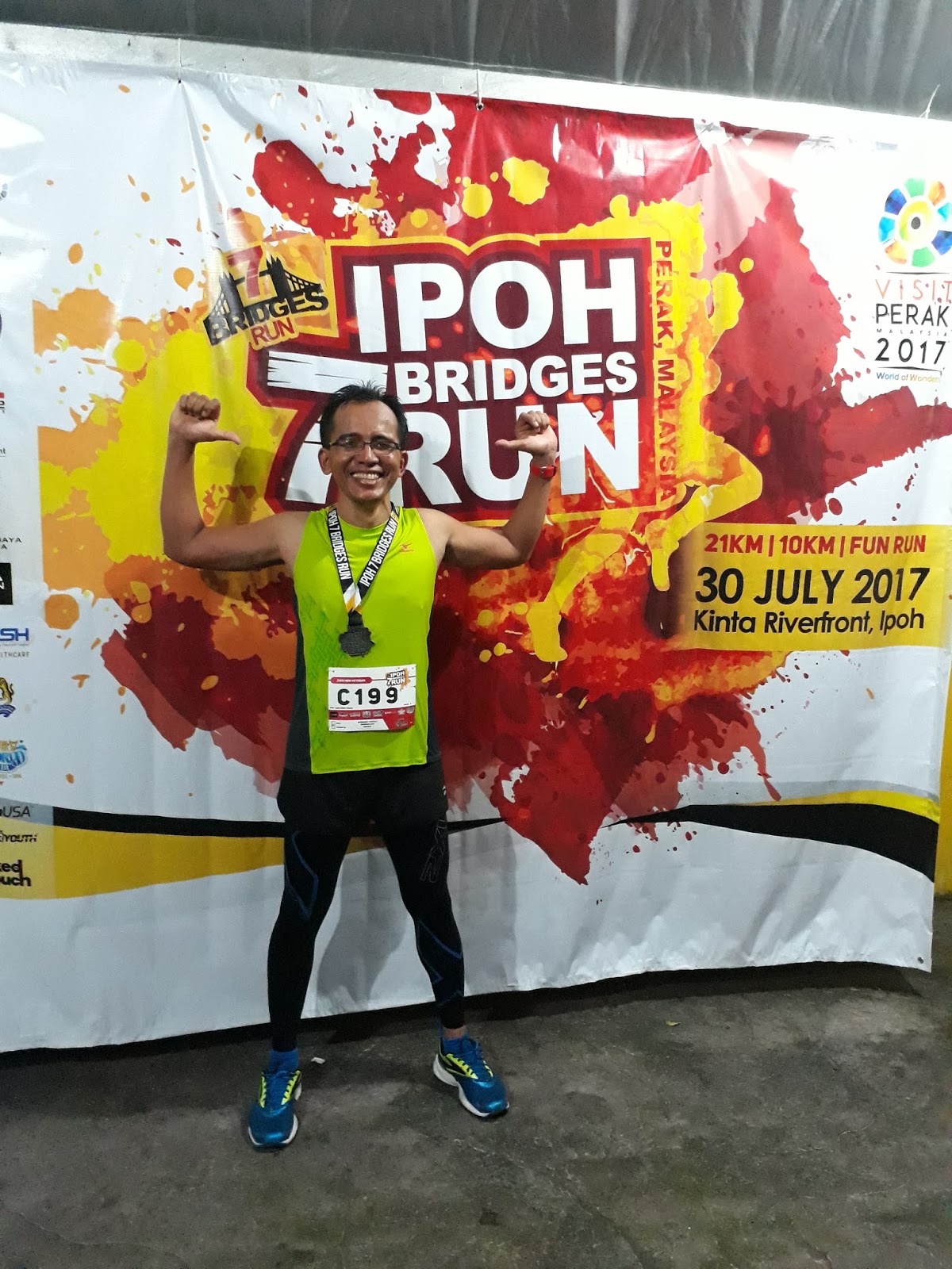 Cerita Saya Zaini Ipoh 7 Bridges Run 2017