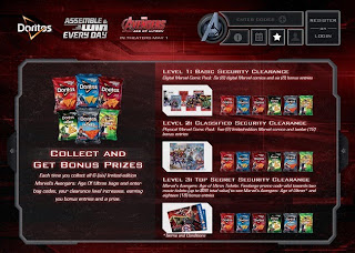 Doritos Assemble the Avengers website screen 3