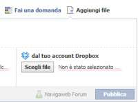 Dropbox dentro Facebook