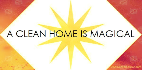 A Clean Home is Magical (Housewife Sayings by JenExx)