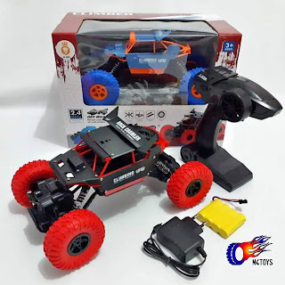 RC MOBIL ROCK CRAWLER DEFENDER OFFROAD SCALE 1:18 4WD 2.4Ghz Hitam