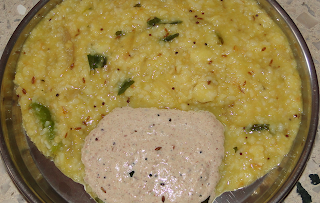 pesarapappu pongali - Andhra style