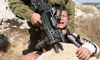 Israeli Soldier and Boy