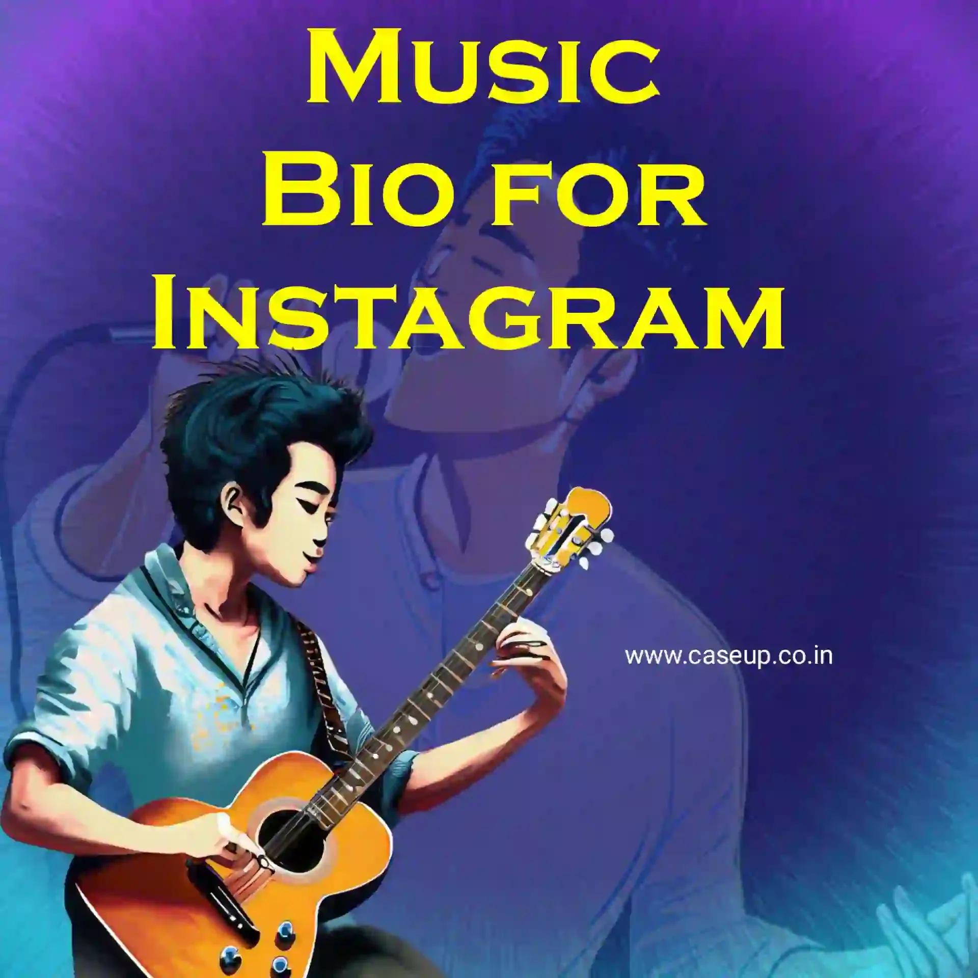 music bio for instagram image