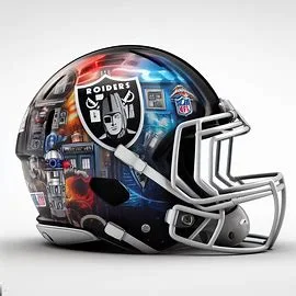 Las Vegas Raiders Dr. Who Concept Helmet