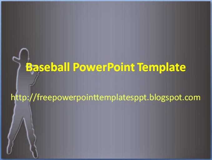 Baseball PowerPoint Template Background Download
