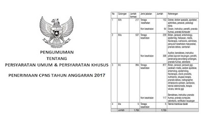 Seleksi CPNS 2017 Formasi Guru dan Umum Dibuka Pada Akhir Bulan Agustus 2017