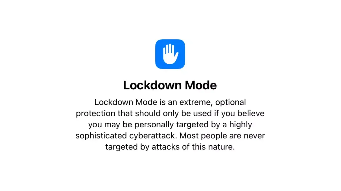 Berita teknologi Techindopost - Tampilan fitur Lockdown Mode