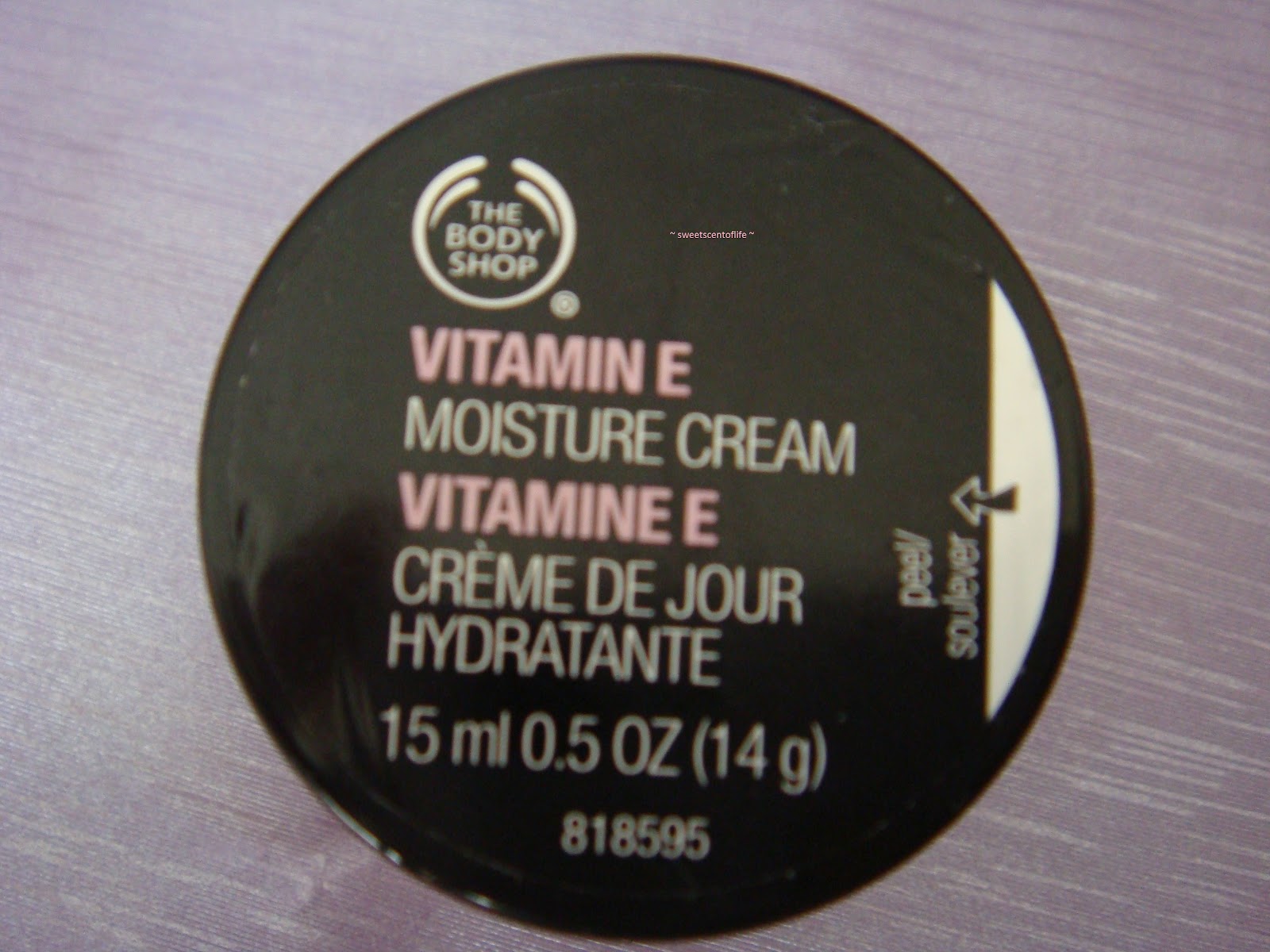 Sweet Scent Of Life Review The Body Shop Vitamin E