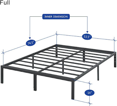 Heavy Duty Steel Slat Bed Frame