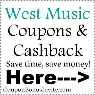 Save $15 at West Music with coupon code for 2021-2021| Feb, March, April, May, June, July, Aug, Sep, Oct, Nov, Dec 