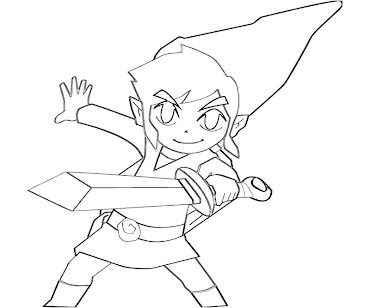#6 Link Coloring Page