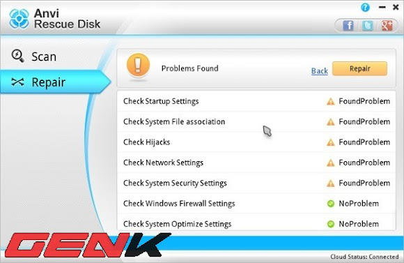Sửa chữa và dọn dẹp Windows với Anvi Rescue Disk