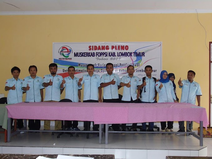 Tata Tertib Musyawarah Kerja FOPPSI Kab. Lombok Timur