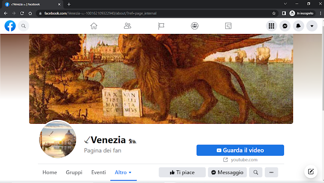 Venezia fan page facebook