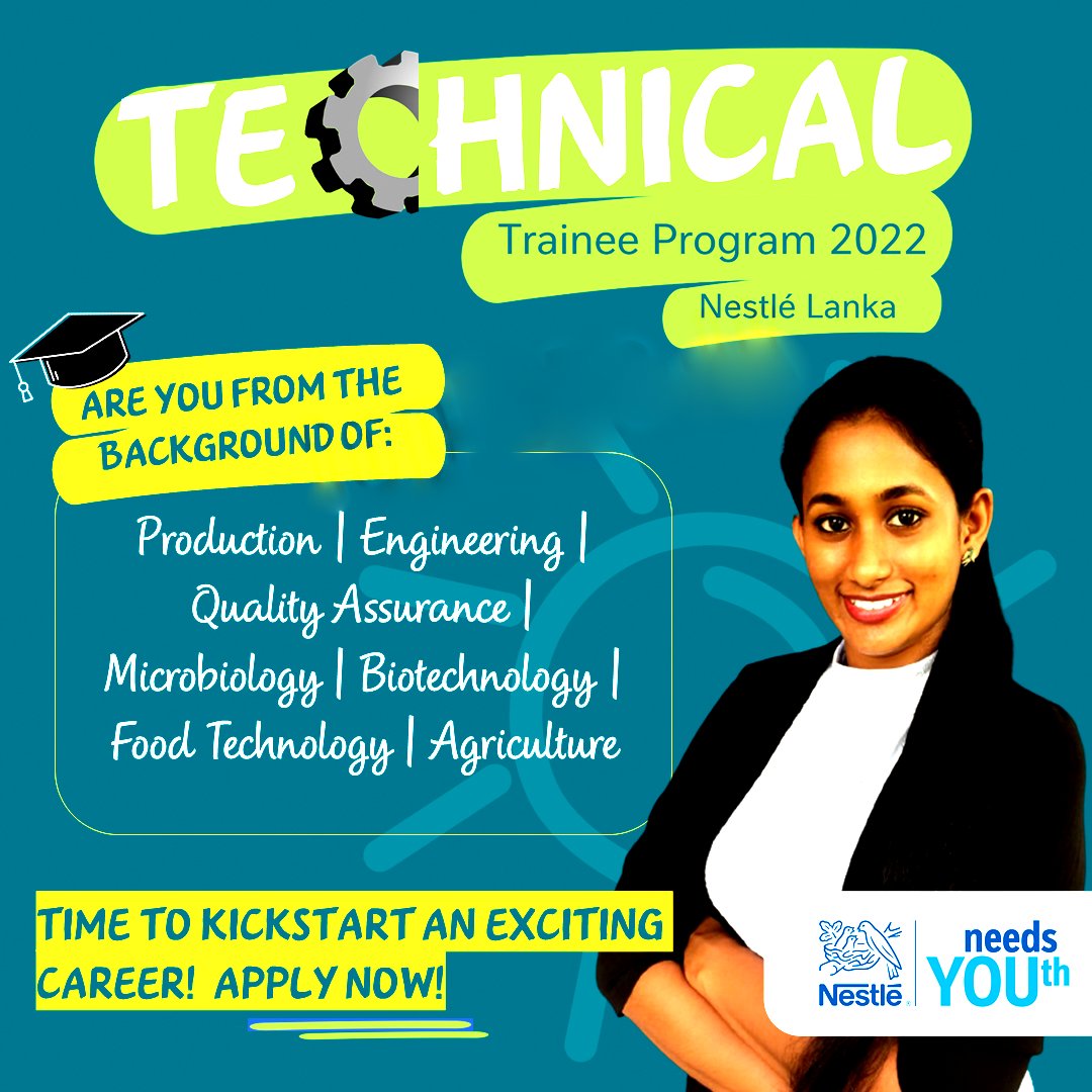 Nestlé Sri Lanka Technical Trainee Program