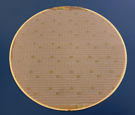 mpw silicon wafer zoomed view