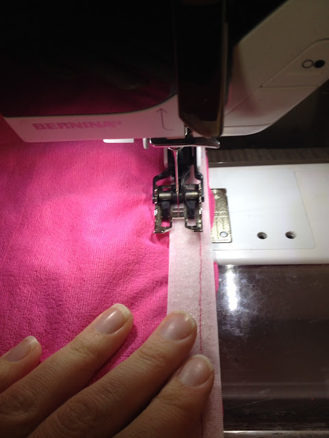 Walking Foot on Bernina Sewing Machine