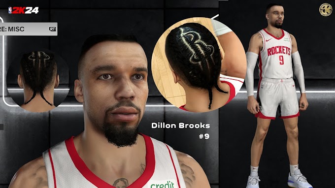 Dillon Brooks Cyberface by Drian9k | NBA 2K24