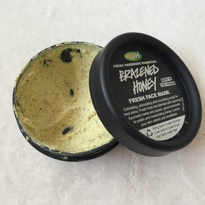 Lush cosmetics Brazened honey facemask