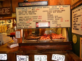 The Menu and Food at Busbee's BBQ