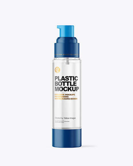Download Clear Airless Pump Bottle Mockup