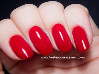 nice red nail arts
