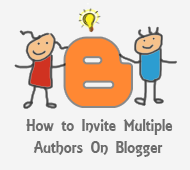 invite multiple authors on blogger