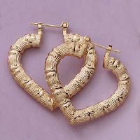 Bamboo Heart Earrings2