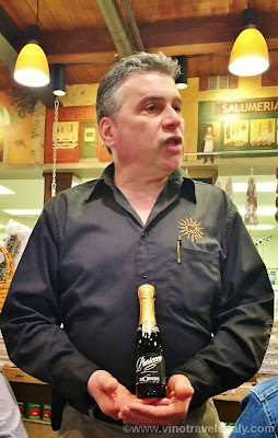 Wine Director Joe Comforti Tuscan Kitchen with Zonin Prosecco