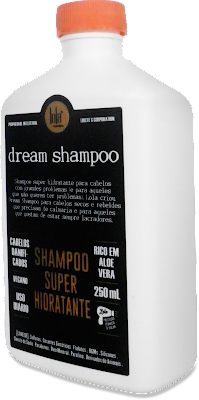 Ingredientes da composição do Dream Shampoo da Lola