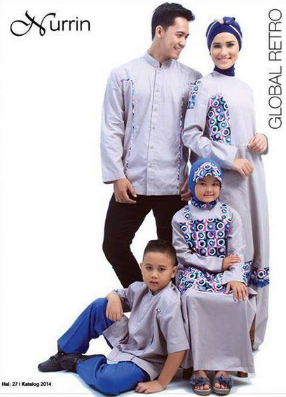 Contoh Model Baju  Muslim Couple  Family Terbaru 2019