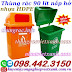 Thùng rác nắp hở 90 lít nhựa HDPE MGB90H