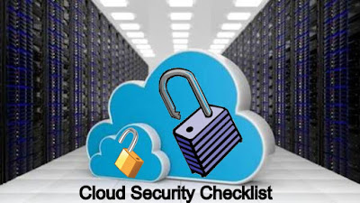 Cloud Security checklist