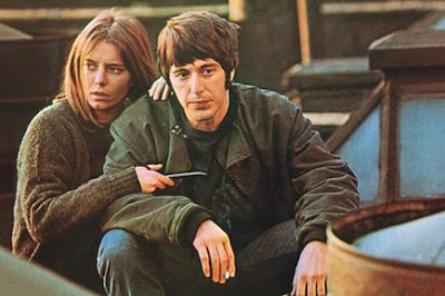 Al Pacino and Kitty Winn in The Panic in Needle Park