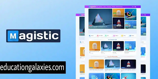 Magistic Premium Blogger Template Free Download Now Latest
