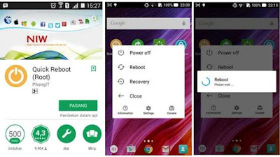 Cara Restart (Reboot) Android Tanpa Menekan Tombol Power