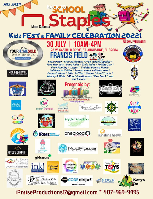 Back To School Staples Kidz Fest and Family Celebration in St. Augustine