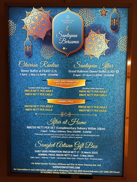 Sheraton Petaling Jaya Hotel - Ramadan Buffet 2022 - Buffet Promotion