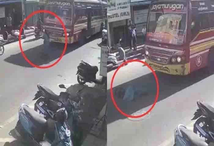 News, National, National-News, Accident-News, Tamilnadu, Woman, Compensation, College Fees, Died, Tamilnadu: Woman jumps in front of bus to get compensation to pay son's college fees, dies.