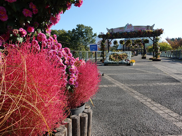 とっとり花回廊のプロムナード橋